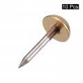Uxcell Upholstery Tacks 10pcs 1 2 Inch Brass Furniture Nails Decorative Thumb Tack Push Pins For Diy Gold
