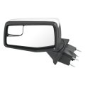 Left Driver Side Mirror For 2019-2025 Chevy Silverado 1500 Chrome Power Folding Heated Turn Signal Puddle Lights Memory Replace 