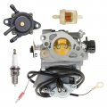 Nimtek 16100-zj0-871 Carburetor With Fuel Pump Spark Plug For Gx610 18hp Gx620 20hp V Twin Horizontal Shaft Engine 
