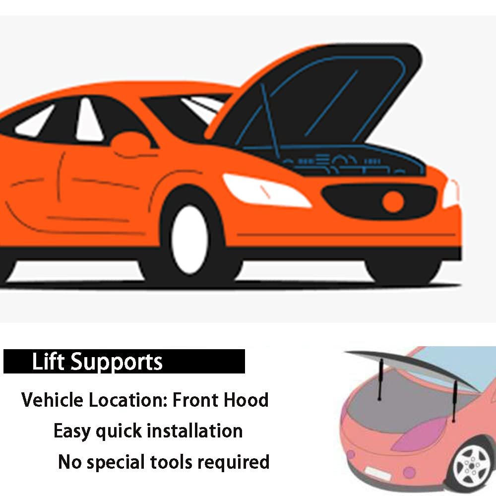 Tsubasa Lift Supports Struts For Honda Civic Type R Fl5 2022-2025 Front Carbon Fiber Bonnet Hood Modify Gas Charged Shock