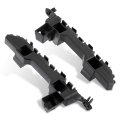 Front Bumper Bracket Retainer 71198-tva-a01 2 Pcs Fit For Honda Accord 2018-2021 Replaces 71193-tva-a01 Black 