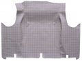 Die Cut Fleece Complete Trunk Mat Fits 1967-1967 Ford Fairlane Black And Gray Basket 