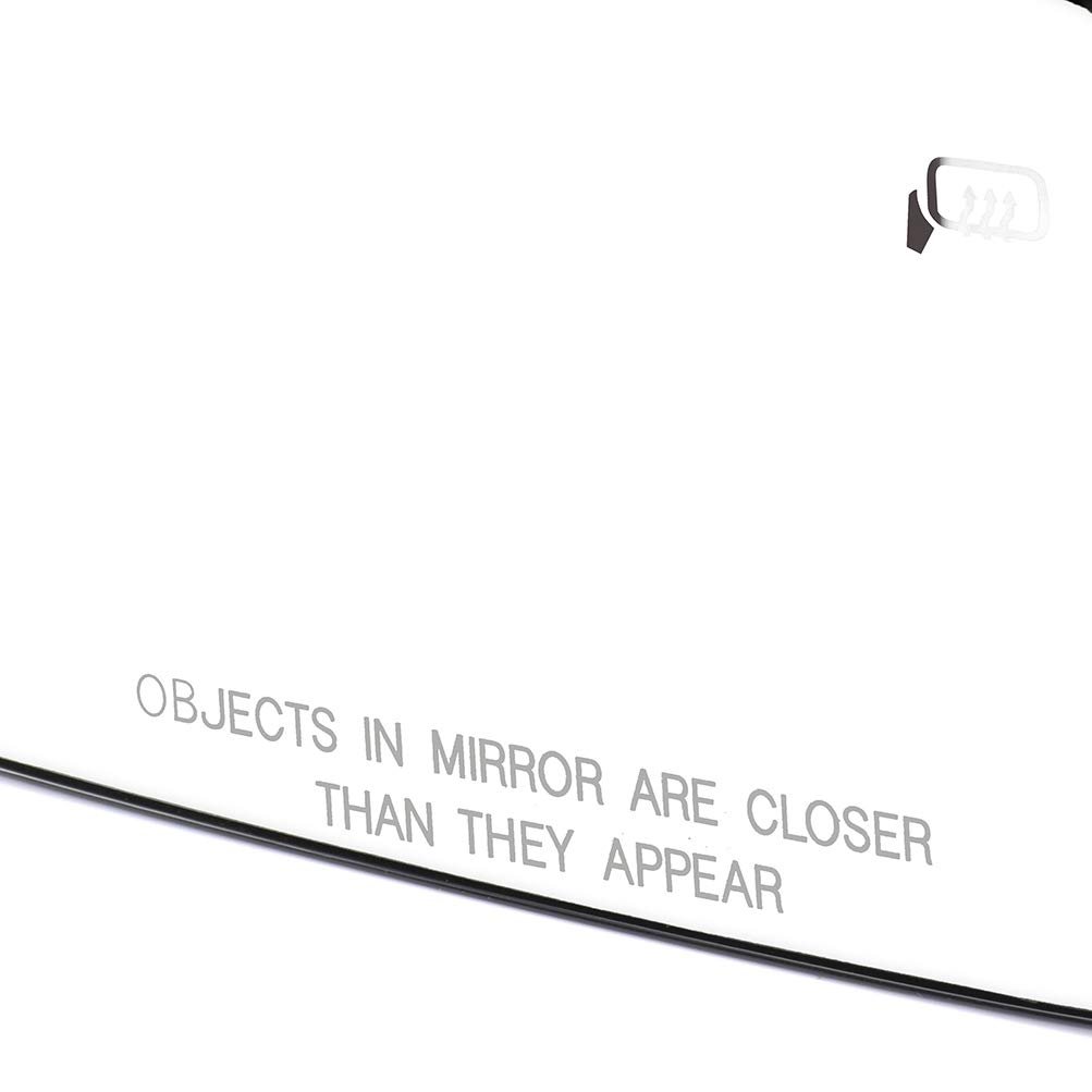 Left And Right Side Door Mirror Glass- For 2007 2008 2009 2010 2011d Edge 2007-2010 For Lincoln Mkx Metallic Finish Heating