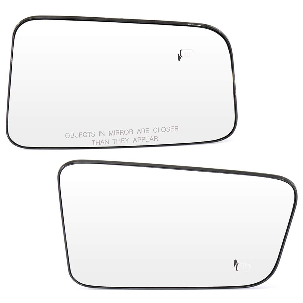 Left And Right Side Door Mirror Glass- For 2007 2008 2009 2010 2011d Edge 2007-2010 For Lincoln Mkx Metallic Finish Heating