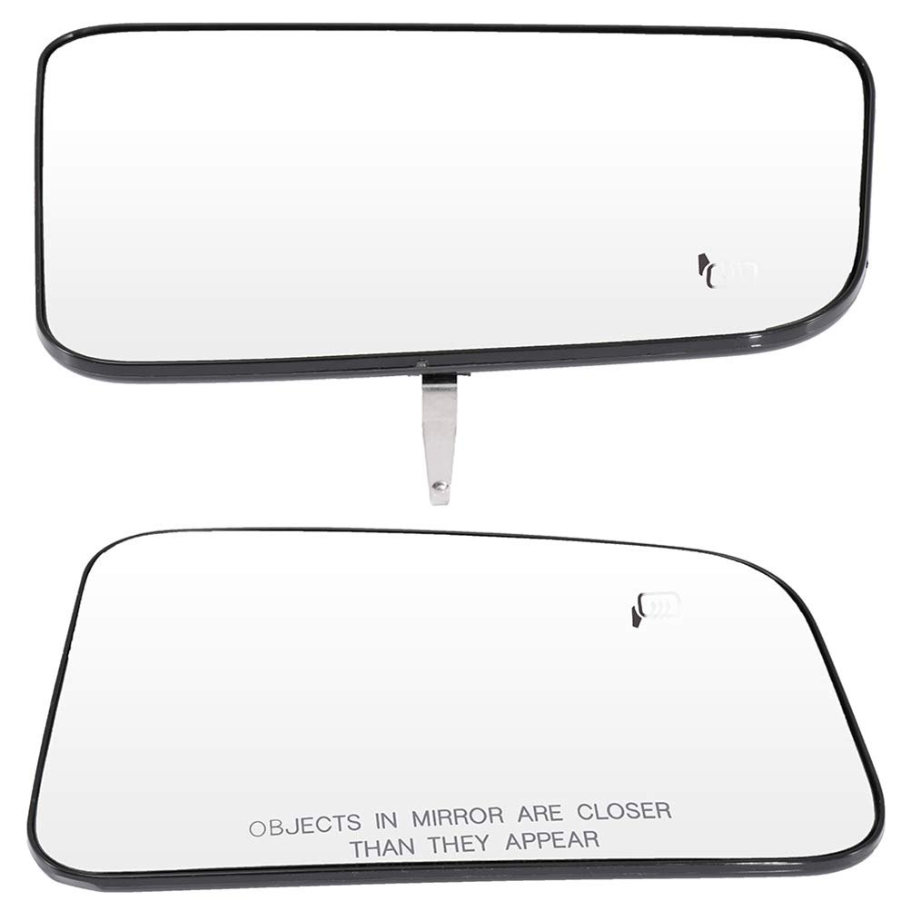 Left And Right Side Door Mirror Glass- For 2007 2008 2009 2010 2011d Edge 2007-2010 For Lincoln Mkx Metallic Finish Heating