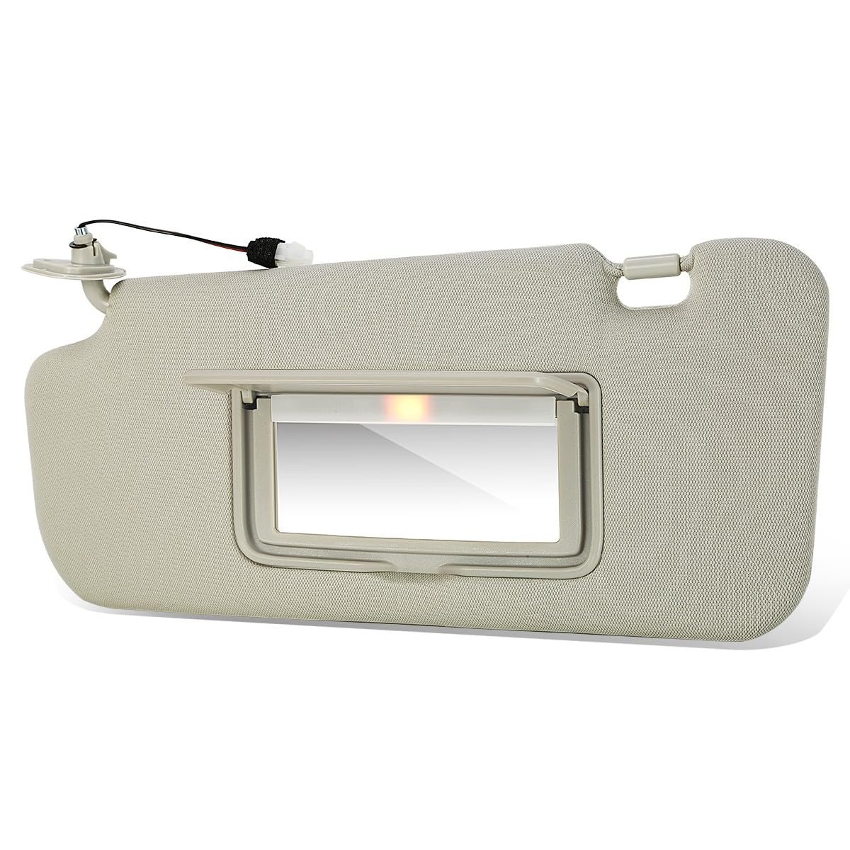 Auto Dynasty Sun Visor For 2009-2014 Nissan Murano Driver Left Side Sm2545 Gray