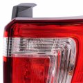 Passenger Side Taillight For 2016-2019 Ford Explorer Halogen Tail Light Rear Brake Lamp Red Lens Clear Plastic