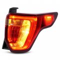 Kuafu Passenger Side Taillight Compatible With 2016-2019 Ford Explorer Halogen Tail Light Rear Brake Lamp Red Lens Clear