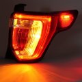 Kuafu Passenger Side Taillight Compatible With 2016-2019 Ford Explorer Halogen Tail Light Rear Brake Lamp Red Lens Clear