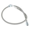 4an Turbo Oil Feed Line 24 Length Stainless Steel Braided An4 90 Degree Straight Hose End Pressure Remote Turbocharger Drain 
