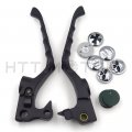 Black Skull Zombie Brake And Clutch Hand Levers For H-d Forty Eight Xl1200x Iron 883 Xl883n Billet Aluminum Chrome Pair