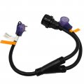 Parkworld 63845 Rv 30a Male Plug Splitter To And 50a Ev Nema Tt-30p L5-30r Shore Power Outlet For 14-50r Receptacle 3ft