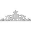 Ekena Millwork Onl36xva6 3 4-inch W X 13 3 H Valence Center With Scrolls Onlay 