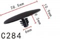 Autobahn88 Hood Insulation Clip Compatible With Nissan Oem 6584640f00 658464z000 Pack Of 20