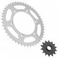 Caltric Front And Rear Sprocket Kit Compatible With Suzuki Dr-z400e Drz400e 2000-2007