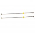 Iwowhero 2pcs Bellows Moonshine Still Parts Water Heater Supplies Hose 1 Supply Line Inch 2 Hot Pipe Stainless Steel Household 