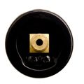 1-1 2 Dry Utility Pressure Gauge Blk Steel 1 8 Npt Center Back Mount 600 Psi 