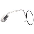 Towing Mirrors Pair Left And Right Side For Freightliner Kenworth Peterbilt Convex Glass With Chrome Housing Door Mount Silver 