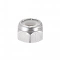 Uxcell 5 16-18 Unc Nylon Insert Hex Lock Nuts 304 Stainless Steel Plain Finish 50pcs