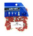 Dnf 100 Pack 22-18 Gauge Red Vinyl Female Quick Disconnect Wire Connectors 