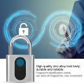 Smart Fingerprint Padlock Electronic Door Lock Recognition Keyless Waterproof Security Anti Theft