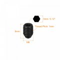 Uxcell Ball Point Set Screws 10pcs M6 X 8mm High Carbon Steel Metric Spring Hex Socket Grub Screw