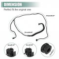 X Autohaux Engine Coolant Overflow Hose Ford Escape 1 6l 23-2016 For Transit Connect 1 Radiator Bv6z-8b081-a Bv6z-8b081-b