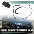 X Autohaux Engine Coolant Overflow Hose Ford Escape 1 6l 23-2016 For Transit Connect 1 Radiator Bv6z-8b081-a Bv6z-8b081-b