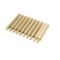 Uxcell 10pcs M3 30 6mm Female Male Thread Brass Hex Standoff Spacer Screws Pcb Pillar