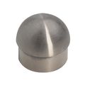 44-602 1h Satin Stainless Steel Half Ball End Cap 1-1 2 Od 