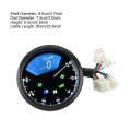 Speedometer For Motorcycle Universal Lcd Digital Display Odometer Tachometer Fuel Meter Gauge