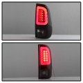 Acanii For 2008-2016 Ford F250 F350 F450 Superduty Black Smoked Led Tube Tail Lights Lamps Brake Set Left Right