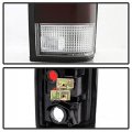 Acanii For 1986-1997 Nissan D21 Hardbody Pickup Red Smoked Tail Lights Brake Lamps W Bulb Harness Assembly Left Right