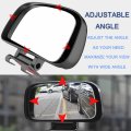 Blind Spot Mirror 1 Pack Adjustable 360 Degree Rotation Car Auxiliary Convex Wide Angle Snap Way Clip On Side Rearview