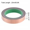 Uxcell Double Sided Conductive Tape Copper Foil Adhesive 20mm X 20m 21 8yards Length For Guitar Emi Shielding Crafts Electrical