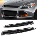 2pcs Lower Headlight Molding Trim For Ford Escape 4-door 2013 2014 2015 2016 Replaces Cj5z13008c Cj5z13008d Left Right 