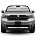 Ipick Image For Srt Logo Universal Fit One-piece Easy Folding Silver Reflective Fabric Windshield Sun Shade Size 75 X 37 5 