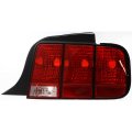 Passenger Side Tail Light Assembly For Ford Mustang 2005 2006 2007 2008 2009 Halogen Red And Clear Lens Replaces Fo2801191 
