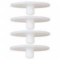Labwork 4pc Rear Leaf Spring Insulator Inserts Replacement For 2000-2019 Ford F Series E