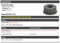 Marketplace Auto Parts Crankshaft Gear 37mm Compatible With 1990-1997 1999-2005 Mazda Miata From 09 10 1990