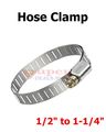 1 2a To 1-1 4a O D Stainless Steel Radiator Hose Clamp Miniature Power-seal Worm-drive Metal Band T-bolt Screw Gear Plumb Auto 