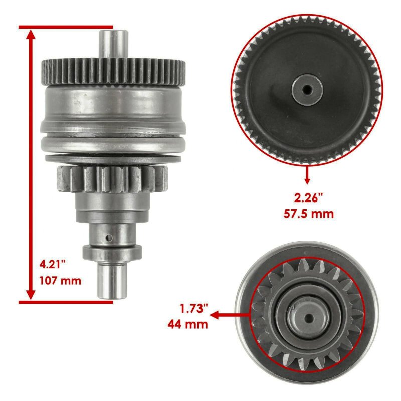 Procompany Starter Drive Bendix Replaces For Kawasaki 1987-1996 Jet Ski 650 Sc Sx Ts