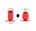 Mbb 2x Aluminum Bar End Plugs Handlebar Caps Laser Swirl Pattern Black For Motorcycle Road Bike Fit 15-21mm Id