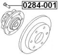 Febest 0284-001 Wheel Bolt Lug Nut 