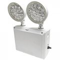 Led Emergency Light Wet Location 90 Min Run Time Adjustable Lamp Heads 120 277v Gray Exitronix Ledrx-2-gr 