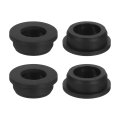 4pcs Rubber Grommets 30mm Drill Hole 21mm Id Top Hat Grommet Black Silicone Plug Gasket For Wiring Automotive 