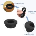 4pcs Rubber Grommets 30mm Drill Hole 21mm Id Top Hat Grommet Black Silicone Plug Gasket For Wiring Automotive