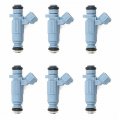 6pc Flow Match Fuel Injector 35310-38010 Fit 1999-2006 For Hyundai Kia 2 4l 3 5l