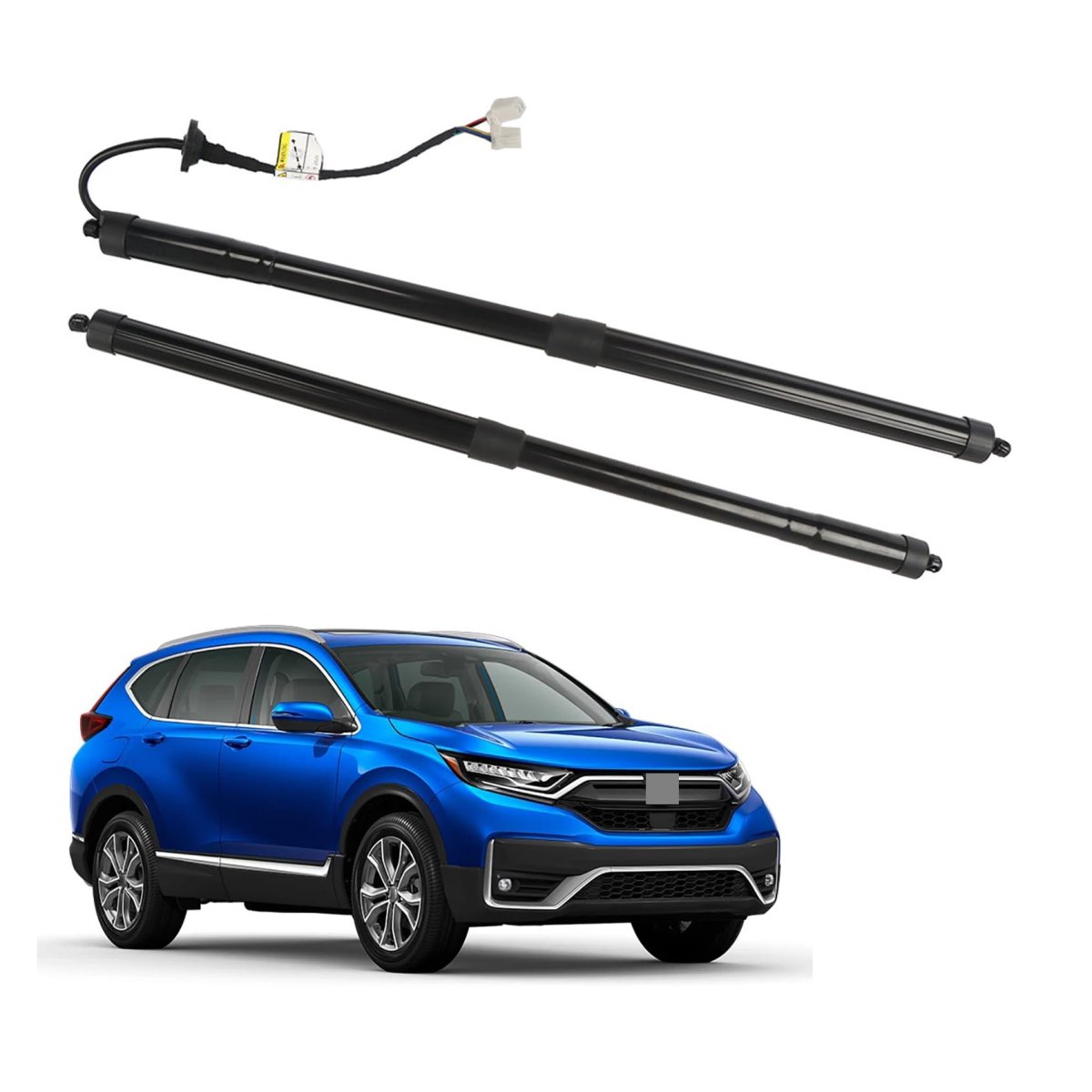 Rear Tailgate Power Lift Support Shock Strut 2pcs Set For 2017 2018 2019 2020 Cr-v 4 Door Black Brace Replacement