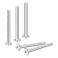 M3-0 5 X 30mm 20pcs Flat Round Head Screws 304 Stainless Steel Phillips Drive Machine Hardware Fastener For Furniture 